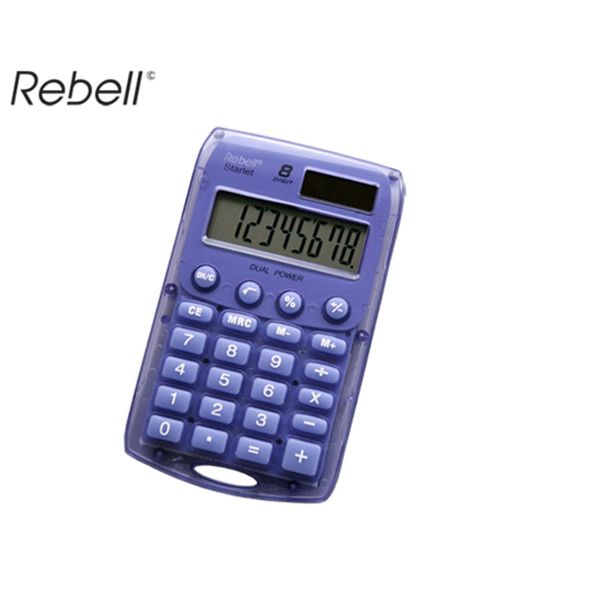 Rebell Χειρός 8 Ψηφίων Μωβ Διπλής Ενέργειας