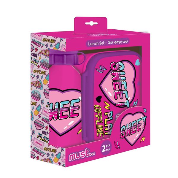 Must Φαγητοδοχείο-Παγούρι Σετ Sweet