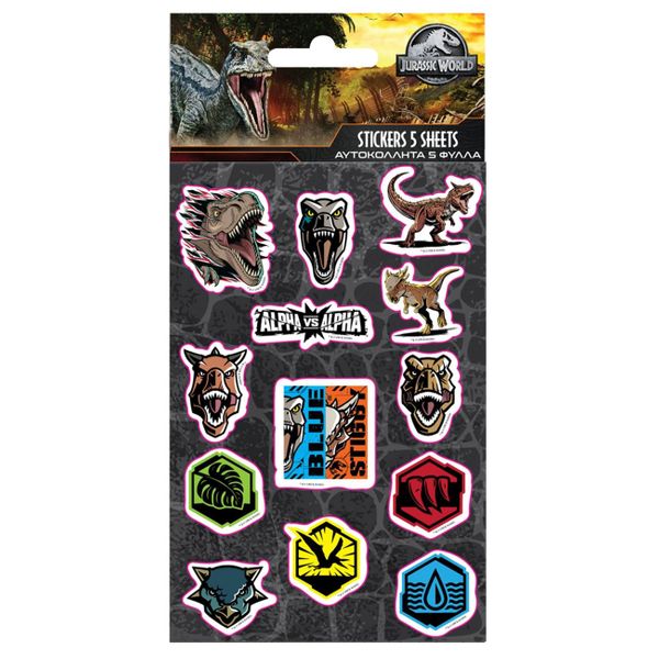 Διακάκης Jurassic 5 Φύλλα 000570776 Αυτοκόλλητα