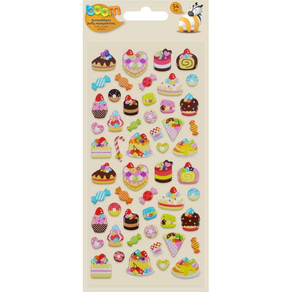 Boom Candy 54 Τεμάχια 004 Αυτοκόλλητα