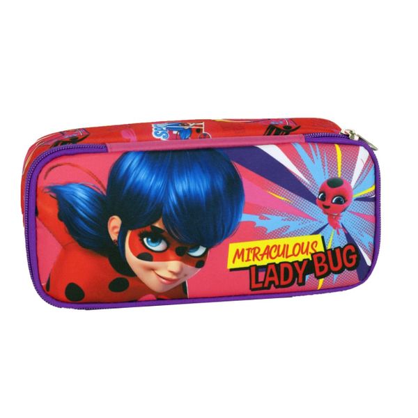 Gim Οβάλ Ladybug Girl Power Κασετίνα