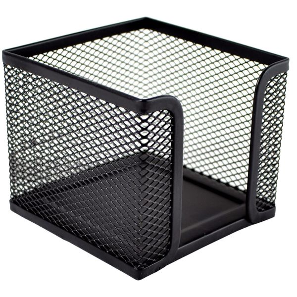 Officenet Για Χαρτιά Τετράγωνη Μεταλλική Μαύρη Θήκη
