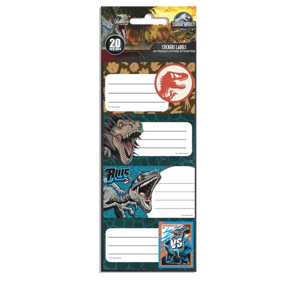 Διακάκης Τετραδίων 20 Τεμαχίων 5 σχέδια Αυτοκόλλητες Ετικέτες