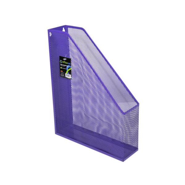 Officenet Μεταλλική Μωβ Περιοδικών Θήκη