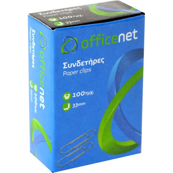 Officenet Ασημί μεταλλικοί Συνδετήρες