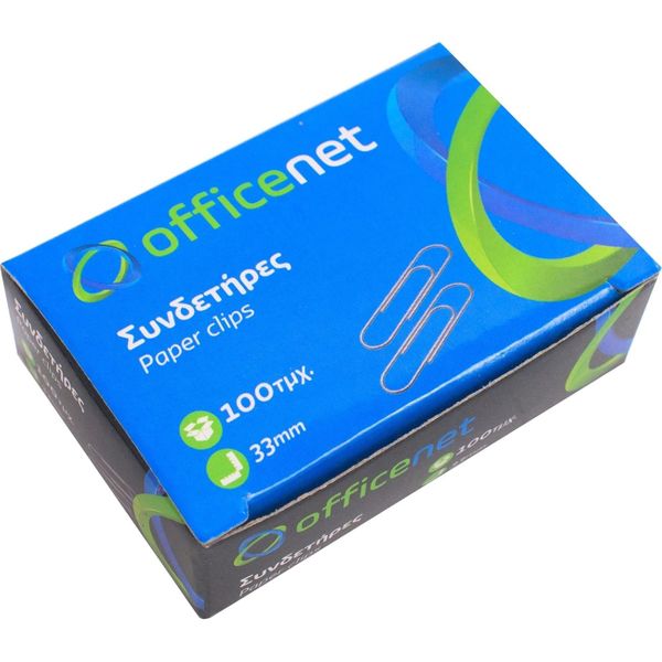 Officenet Ασημί μεταλλικοί Συνδετήρες