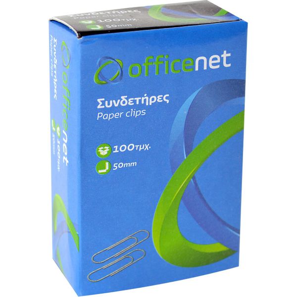 Officenet Ασημί μεταλλικοί Συνδετήρες
