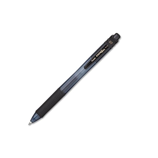 Pentel Pentel BL107A Energel Κουμπί 0.7mm Μαύρο Στυλό