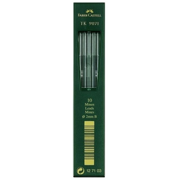 Faber Castell 2 mm/3B 127103 Μηχανικού Μολυβιού Μύτες
