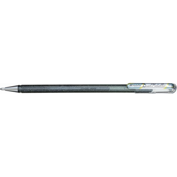 Pentel Pentel Gel Dual Metallic Ασημί Στυλό