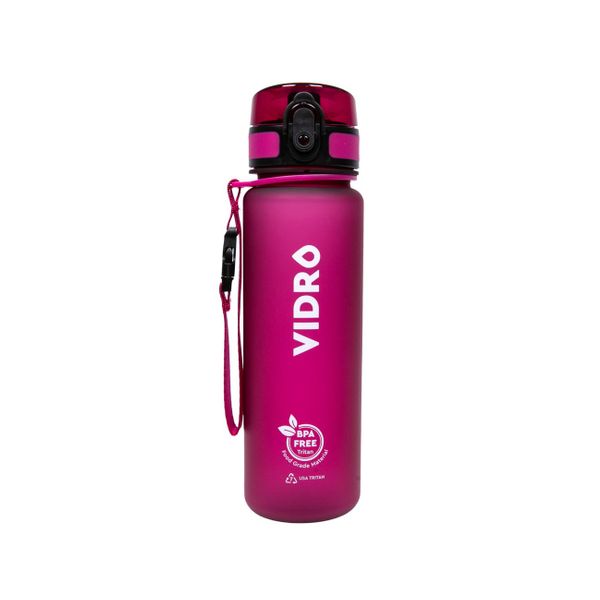 Vidro Vidro BPA Free 500ml Purplish Red Παγούρι