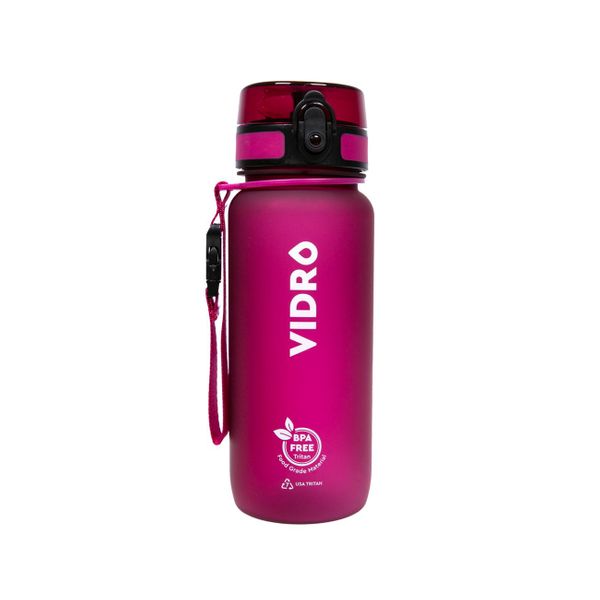 Vidro Vidro BPA Free 650ml Purplish Red Παγούρι
