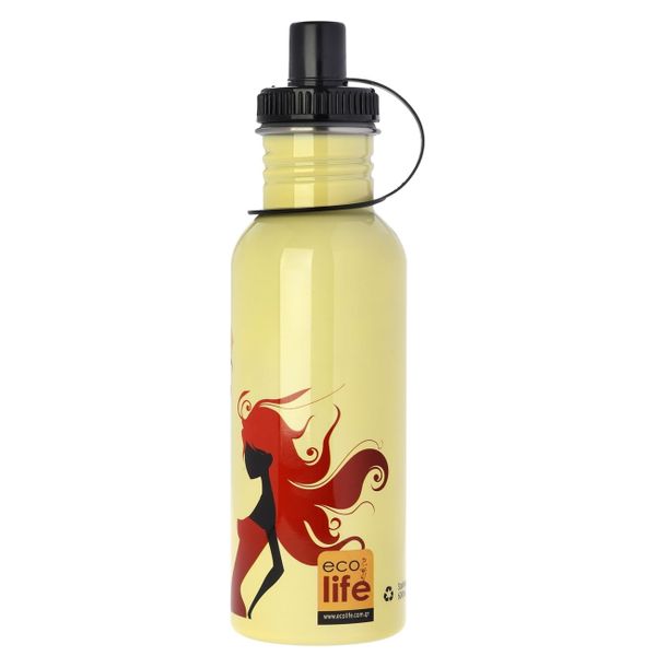 Ecolife Ecolife Ανοξείδωτο 600ml Ladies Παγούρι