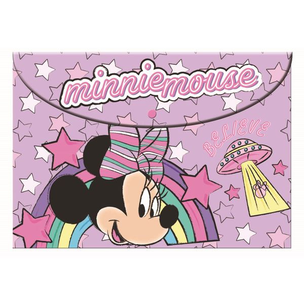 Gim Gim A4 με Κουμπί Minnie 340-51580 Φάκελος