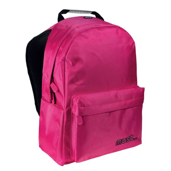 Must Ροζ με 2 Θήκες 579409 Τσάντα Πλάτης