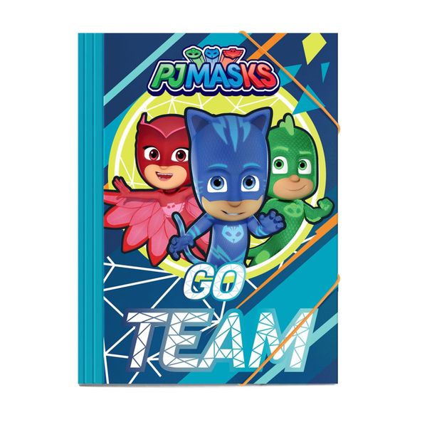 Pj Masks A4 με Λάστιχο 25x35 Χάρτινος Φάκελος