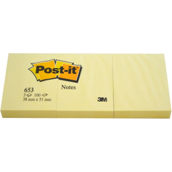 Post-it 3M Σημειώσεων κίτρινα - σετ