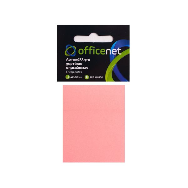 Officenet Σημειώσεων ροζ Αυτοκόλλητο Χαρτί