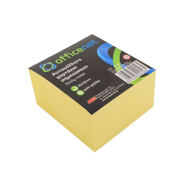Officenet Σημειώσεων κίτρινα Αυτοκόλλητο Χαρτί