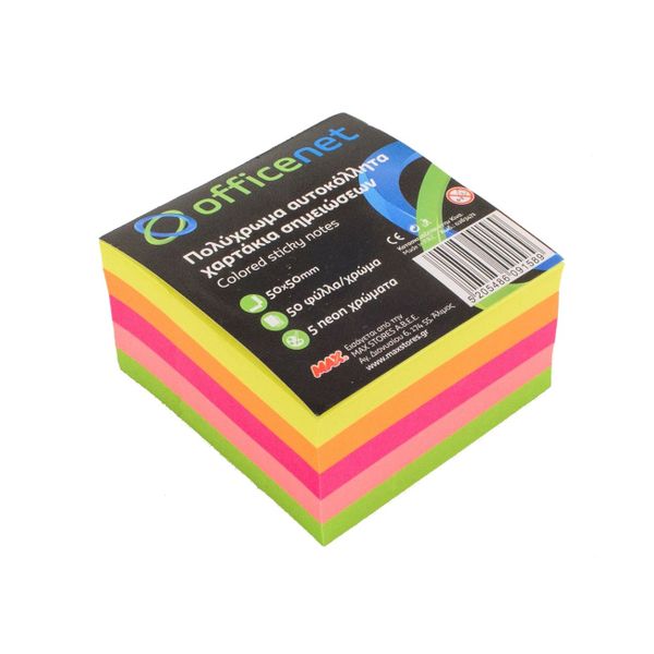 Officenet Σημειώσεων πολύχρωμα Αυτοκόλλητο Χαρτί
