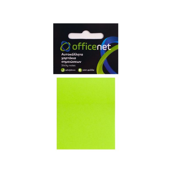 Officenet Σημειώσεων πράσινα Αυτοκόλλητο Χαρτί