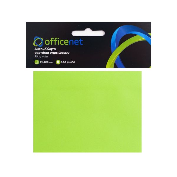 Officenet Σημειώσεων πράσινα Αυτοκόλλητο Χαρτί