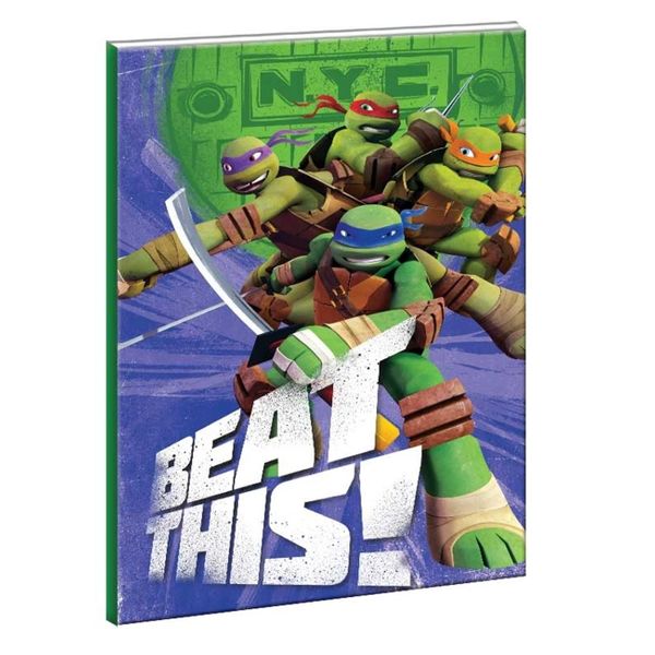 Gim Gim Gim 17 x 25 Ninja Turtles 40Φ Τετράδιο