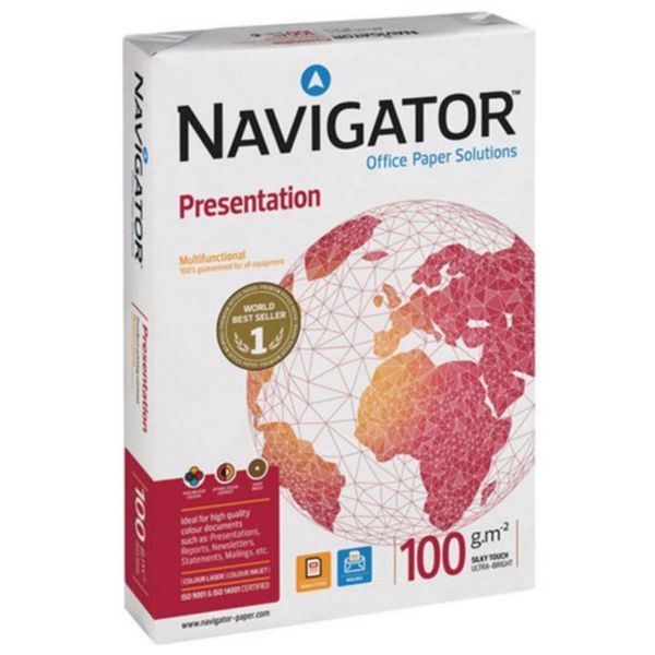 Navigator Navigator A4 100 Gr White 500 Φύλλα Φωτοαντιγραφικό Χαρτί