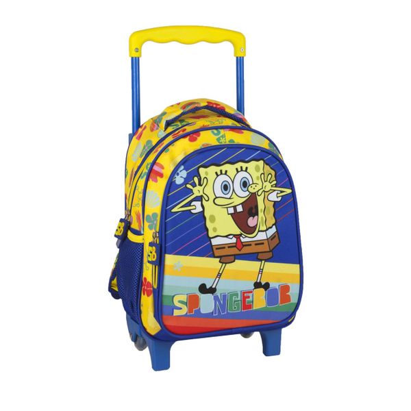 Gim Gim Spongebob Neon Τρόλεϊ Σχολική Τσάντα