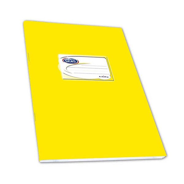 Skag 17 x 25 Χάρτινο 50Φ Κίτρινο Τετράδιο