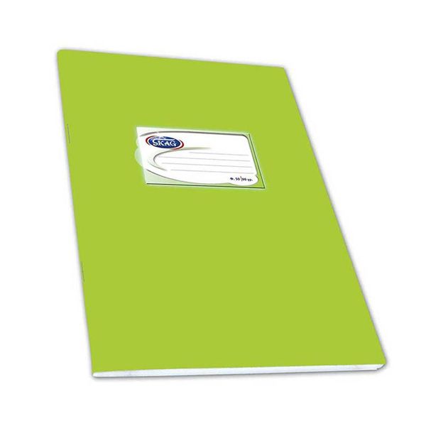 Skag Χάρτινο 50Φ Λαχανί Τετράδιο