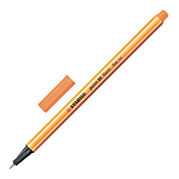 Stabilo 88/054 Neon Orange 0.4mm Μαρκαδόρος