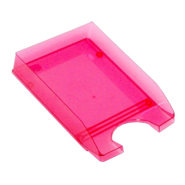 Erich Krause Πλαστικός Διάφανο Κόκκινο Δίσκος Εγγράφων