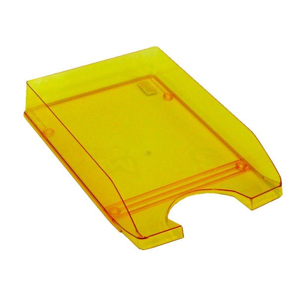 Erich Krause Πλαστικός Διάφανο Πορτοκαλί Δίσκος Εγγράφων