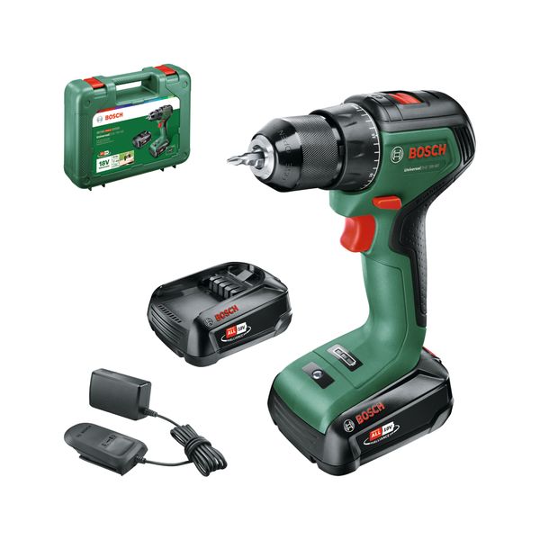 Bosch Bosch UniversalDrill 18V-60 & 2 μπαταρίες Δραπανοκατσάβιδο