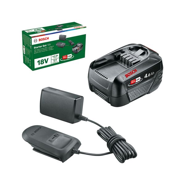 Bosch Bosch Starter Kit 18V - 4.0Ah Σετ Μπαταρίας Ιόντων Λιθίου & Φορτιστή