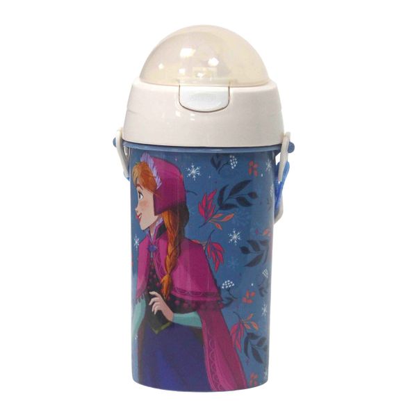 Gim Πλαστικό Με Καλαμάκι Frozen Παγούρι