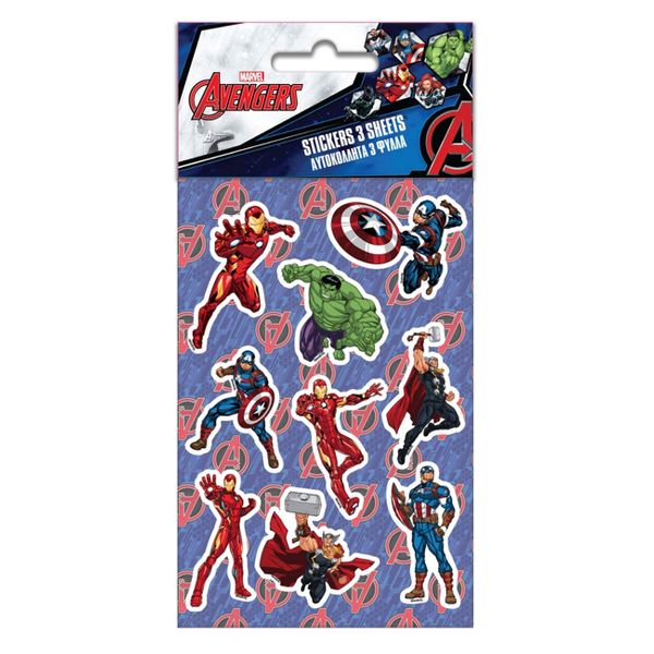 Διακάκης Avengers 5 Φύλλα Αυτοκόλλητα