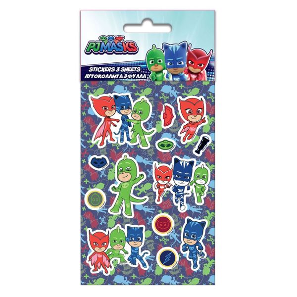 Διακάκης PJ Masks 5 Φύλλα Αυτοκόλλητα