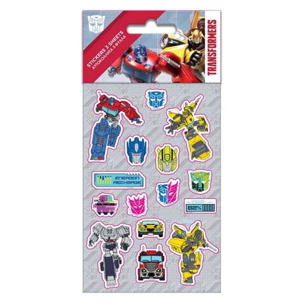 Διακάκης Transformers 5 Φύλλα Αυτοκόλλητα