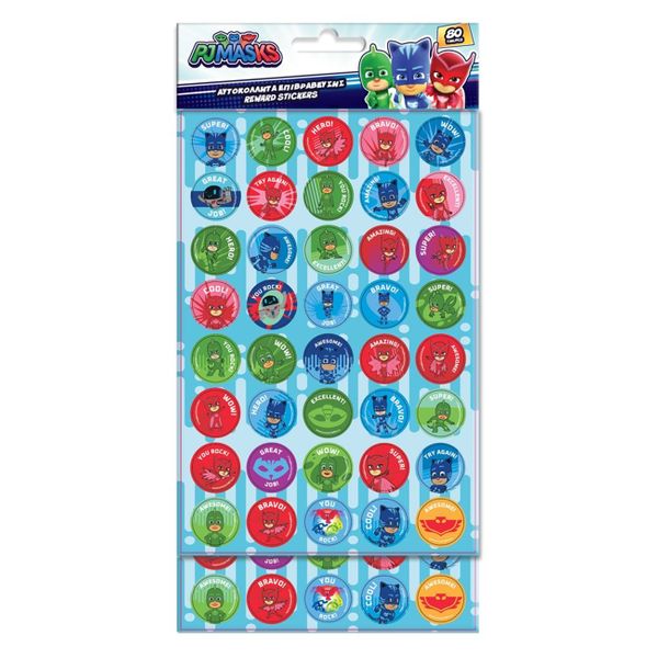 Διακάκης Διακάκης PJ Masks 2 Φύλλα Αυτοκόλλητα