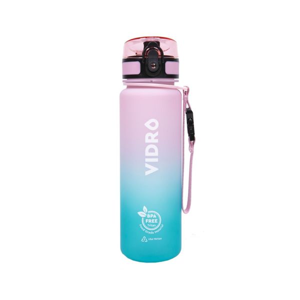 Vidro Vidro Bra Free Ombre Light Blue - Pink Παγούρι