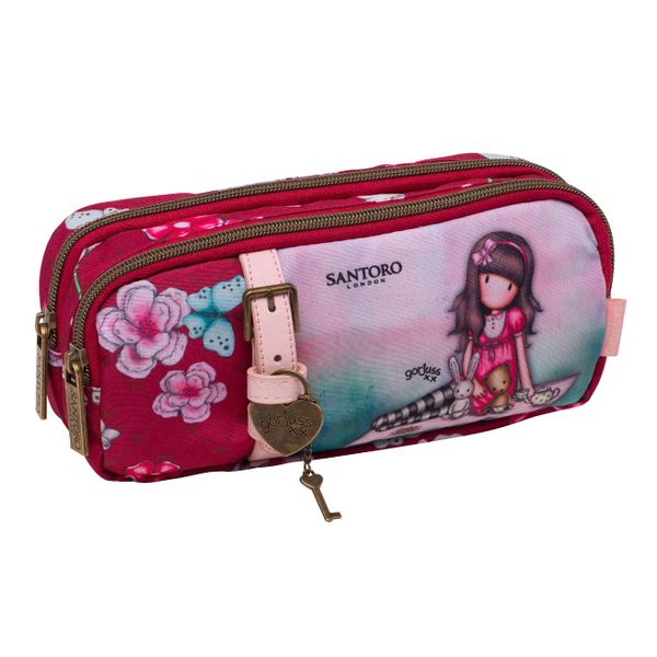 Santoro Santoro Διπλή Fuchsia Gorjuss Κασετίνα