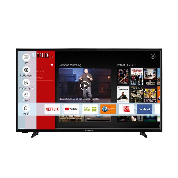 United UN40321S 40" Τηλεόραση Smart TV