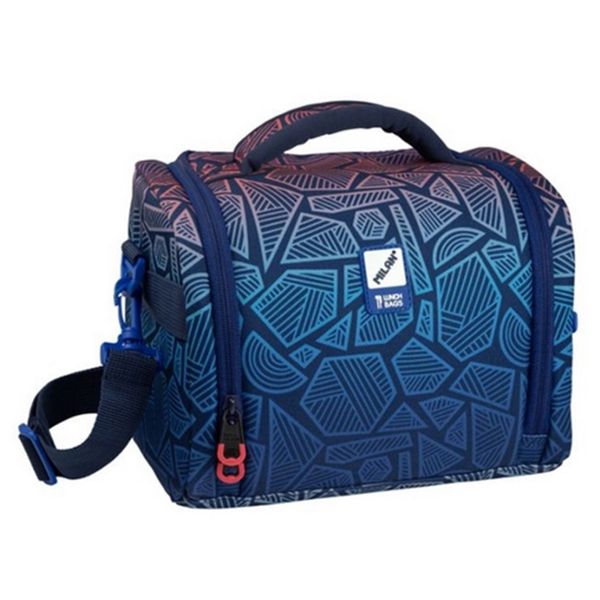 Milano Fit Blue με Ιμάντα Μεταφοράς Τσάντα Φαγητού