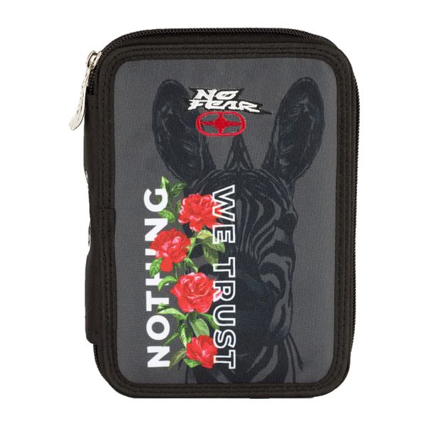 No Fear Διπλή Rose Zebra 347 - 90100 Κασετίνα