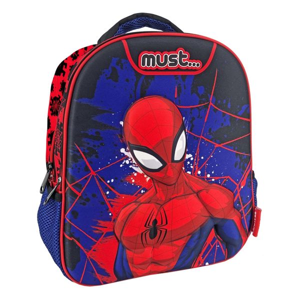 Διακάκης Spiderman Με Δύο Θήκες Τσάντα Πλάτης