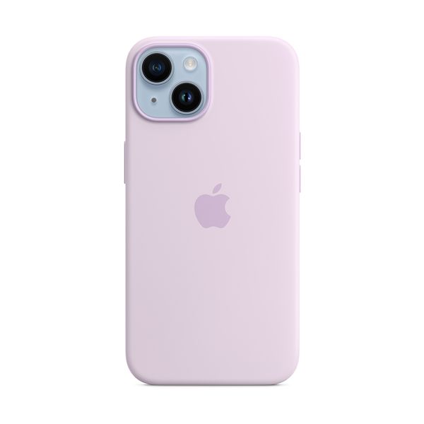 Apple iPhone 14 Silicone Case with MagSafe Lilac Θήκη Κινητού