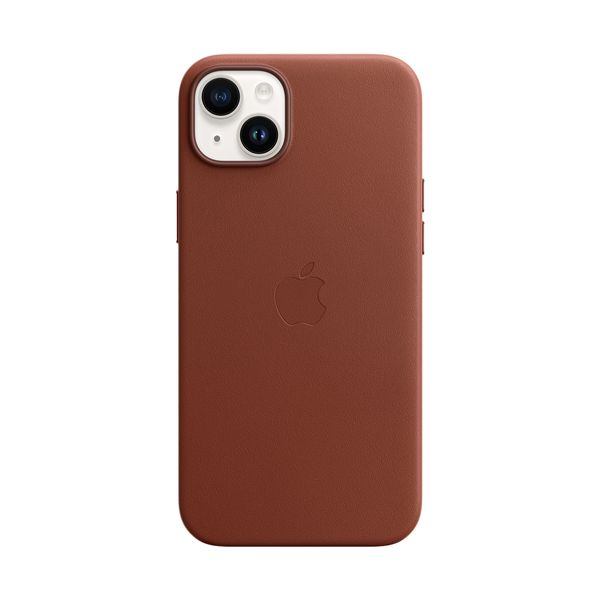 Apple iPhone 14 Plus Leather Case with MagSafe Umber Θήκη Κινητού