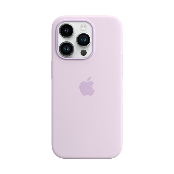 Apple iPhone 14 Pro Silicone Case with MagSafe Lilac Θήκη Κινητού
